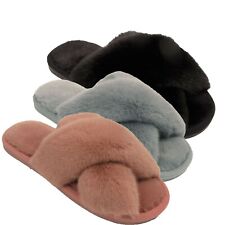 GIRLS KIDS FLUFFY FUR CROSS