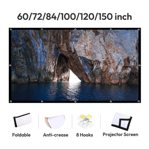 Foldable projector screen - foldable, 16:9