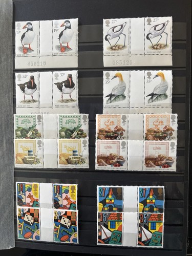 Stamps gutter pairs mnh - gb,
