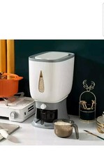 10KG Large Kitchen Rice Dispenser Container Cereal Box Dry Food Grain Storage