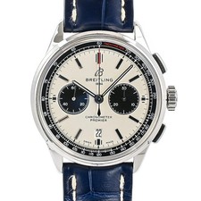 BREITLING Premier B01 Chronograph 42 AB0118221G1P2 Men's Used Watch #91130