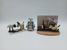 Wallace and Gromit Figure Collection with Shaun the Sheep and Penguin