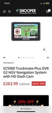 SC5900 Truckmate-Plus DVR G2 HGV Navigation System with HD Cam