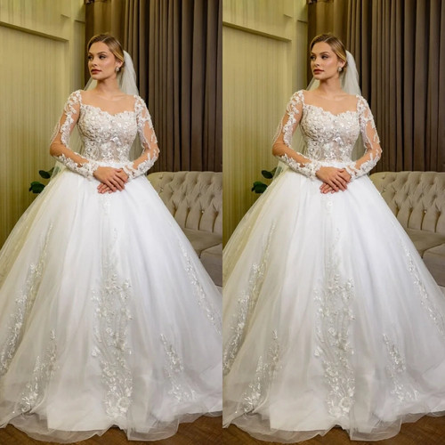Plus size wedding dresses long - size,