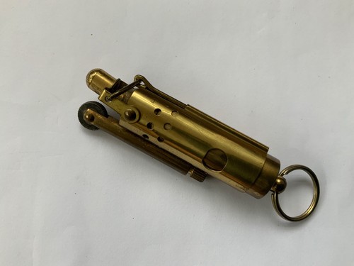 Vintage brass trench lighter - trench,