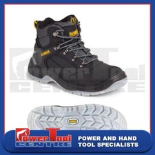DeWalt Laser Leather Black Safety Steel Toe Hiker Work Boots - Size 10
