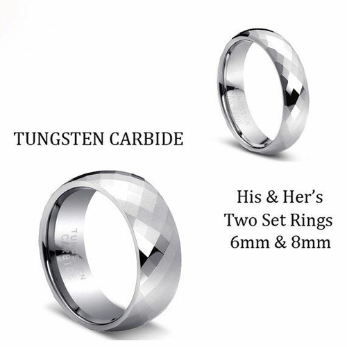 Two sets 8mm - 8mm, domed
