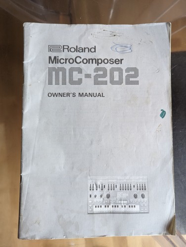 Roland 202 owner - roland, manual