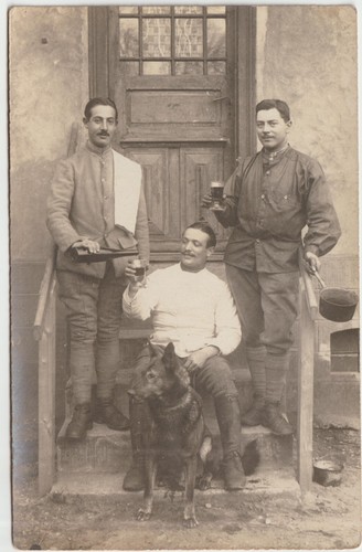 Hairy pinard group photo card - hairy,