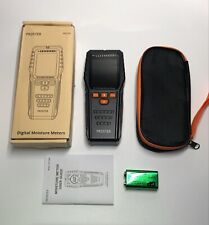 Proster Pinless Moisture Meter with Backlit LCD Screen Non-Invasive Damp Meter