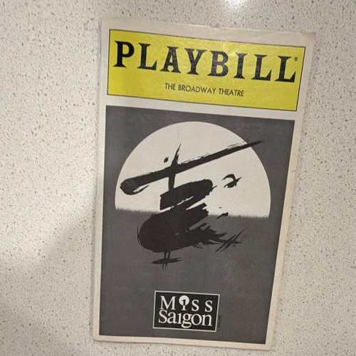 Miss saigon broadway playbill - miss,