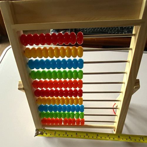 Wooden bead abacus counting - wooden,