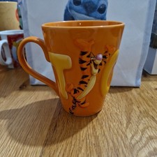 Disney Store Exclusive Mug Tigger Winnie The Pooh Yellow 3D Mug