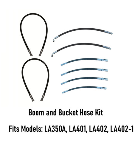 Front loader attachment - front, boom