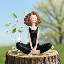 Yoga Girl Statue Elegant
