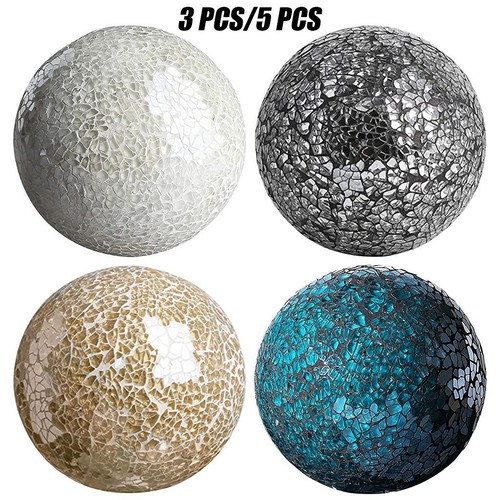 Mosaic sphere balls set 8cm - set,