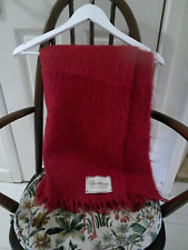 Bronte at Home 75% mohair 23% pure wool throw red