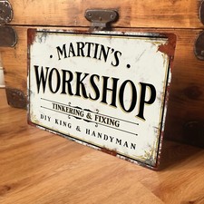 Personalised Workshop Metal