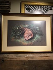 Joel Kirk Otter oil pastel