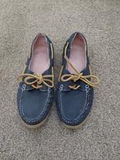 Ladies Fat Face navy leather