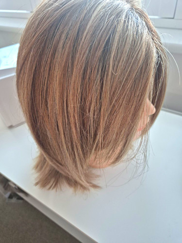 Short layered bob wig straight - layered,