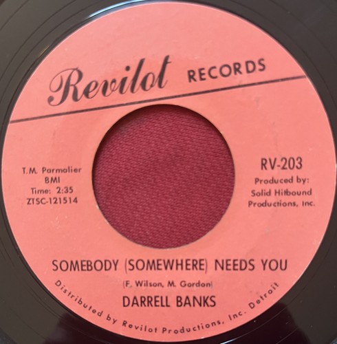 Darrell banks somebody - darrell, banks~somebody