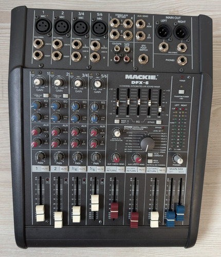 Mackie dfx 6x2 live sound - mackie, dfx-6