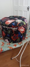 Velvet Storage Footstool