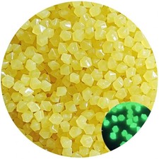 1000PCS GLOW IN THE DARK STONES PEBBLES LUMINOUS GARDEN AQUARIUM FISH TANK UK