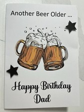 Personalised Birthday Card for Him Man Male Friend Large A5 Greeting Cards Beer