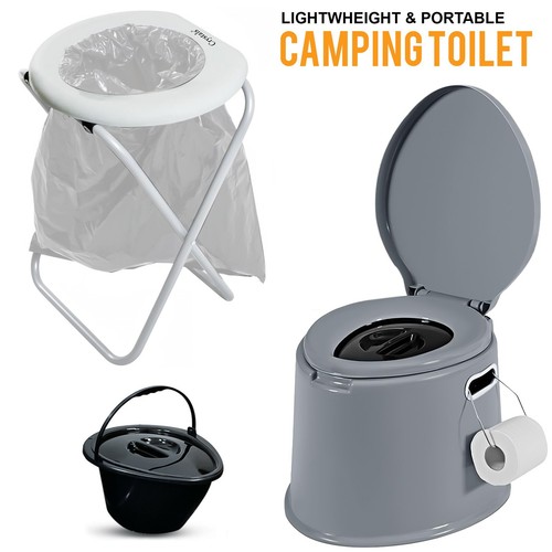 Portable camping toilet - portable,