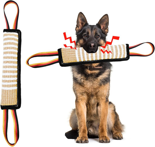 Dog tug toy bite - tug, squeaky