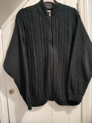 Black cable knit - black,