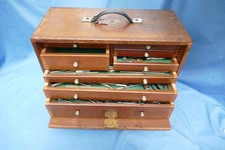 Vintage Union engineers tool cabinet with 8 drawers including the tooling.
