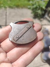 Antique Brass Padlock Oddity 4.5 Cm By 4.3 Cm