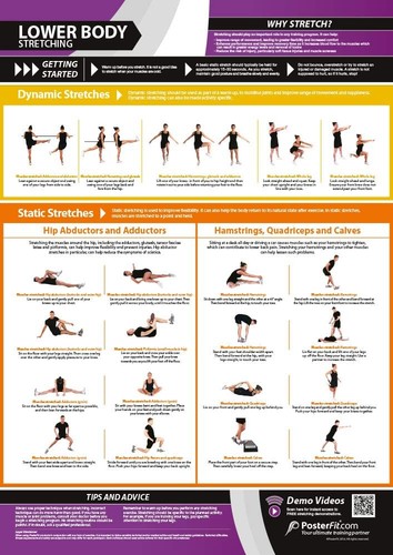 Lower body stretching - body,