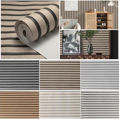 Modern wooden slat panelling - modern,