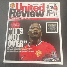 Manchester United v Swansea City 06/05/2012 - signed 