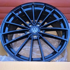 19" VW Golf MK5/6/7/8 2005-2025 Gloss black 116 Clubsport Design 8j Alloys X4