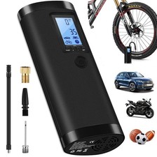 Veeape Portable Air Compressor Mini Tyre Inflator, 150psi Electric Led RRP £26