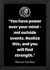 Marcus Aurelius Quote Framed