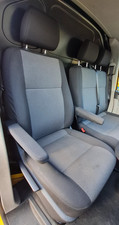 VW TRANSPORTER T6 DRIVERS SIDE CAPTAIN SEAT WITH TWIN ARM RESTS (SEE PHOTOS)