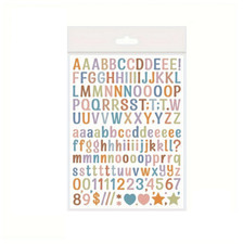 Alphabet Stickers - 1 Sheet - Craft - Scrapbooking