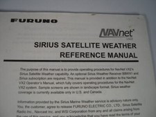 Furuno NAVnet Sirius Satellite