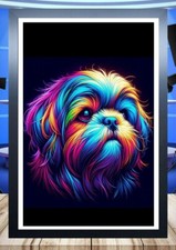 (367)  CUTE TERRIER DOG ART A4