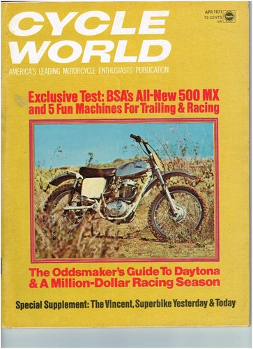 April 1971 cycle - cycle, world