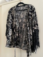 Zara Kimono Jacket With Tassel