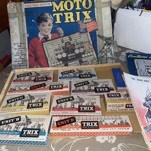 Vintage moto trix construction - trix,