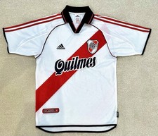 River Plate Adidas Home Shirt 2001 Size Small Adult