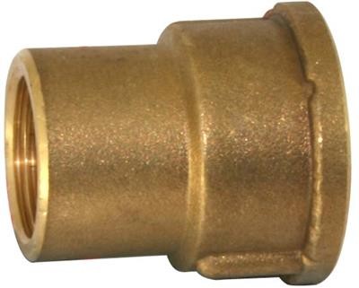 Brass reducing socket female - brass,